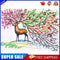 5D DIY Partial Special Shaped Drill Diamond Painting Elk Mosaic Kit Art Craft
