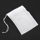 100pcs Empty Scent Drawstring Tea Bag Seal Filter Herb Spice Pouch (6x8cm)