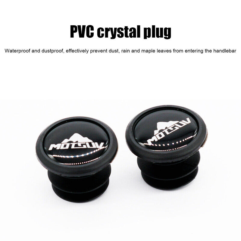 MOTSUV Bicycle Locking Soft Sponge Handle Grip Lock Bar End Cap Bike Accessories