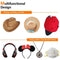 #A Baseball Hat Holder Snapback Cap Organizer for Door Wall Headphone Hanger Hoo