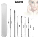 7 Pcs Innovative Spring Ear Wax Cleaner Tool Set J1F0