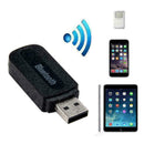 3.5mm AUX To USB Wireless Bluetooth Audio Stereo Car Receiver Hot Adapter U8M7