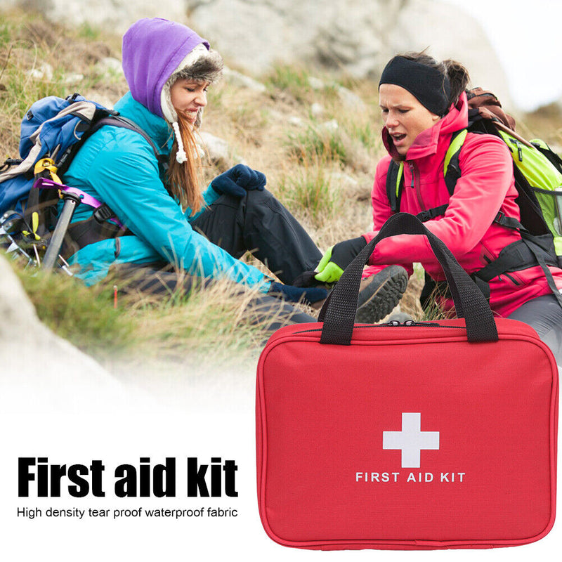 Large Handheld First Aid Kits Pouch Multi-Layer Portable Medical Kit Bag Newly