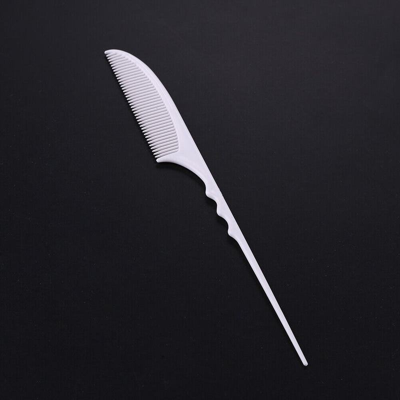 Pointed Tail Comb Anti-Static Plastic Rat Tail Hair Comb Hairdresser Hair Bru