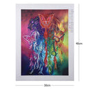 5D DIY Special Shaped Diamond Painting Butterfly Cross Stitch Embroidery