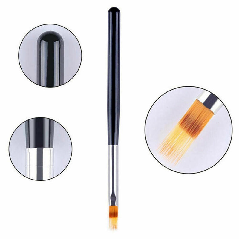 DIY Bloom Manicure Tool Gradient Effect Nail Painting Brush Pen Double-deck