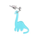 Gift Lovely Jewelry Acrylic  Earrings Little Dinosaur Stud Earrings Geometric