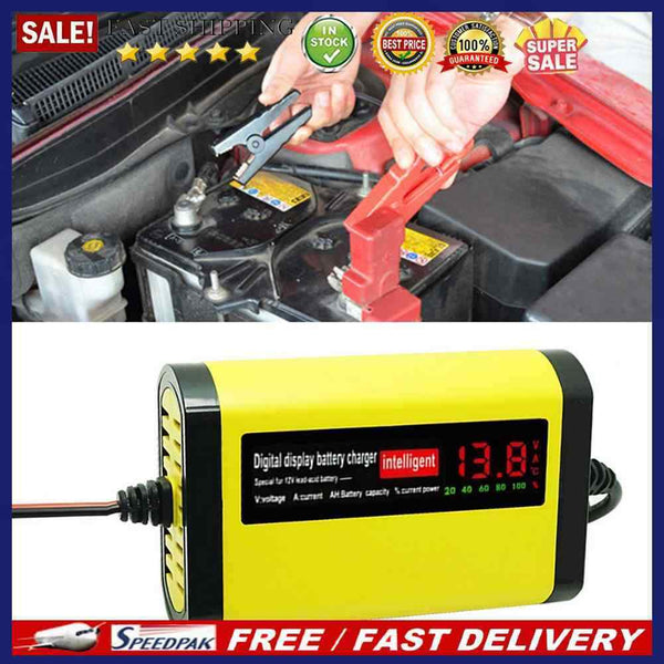 Lead-acid Battery Charger Led Display for Automotive Truck Motorcycle