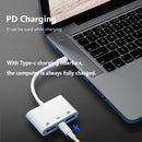 Data Sync Power Supply Converter PD Fast Charging USB 3.0 Type-C OTG Adapter