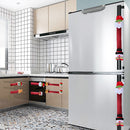 Kitchen Christmas Microwave Oven Gloves with Coasters Heat Resistant Gloves