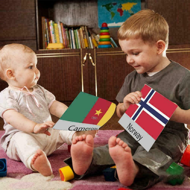 National flag Colours Flash Cards Kids Toddlers Preschool Learning Q8 2Q6W F4V2