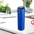 Digital Thermal Water Cup Touch Display Temperature Vacuum Flasks (Blue) Newly