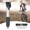 Bicycle Pump Mini Portable Aluminum Alloy Bike Air Pump Cycling Tire Inflator