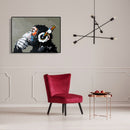 Painting By Numbers DIY Music Monkey Hand Painted Canvas Oil Art Picture Kit