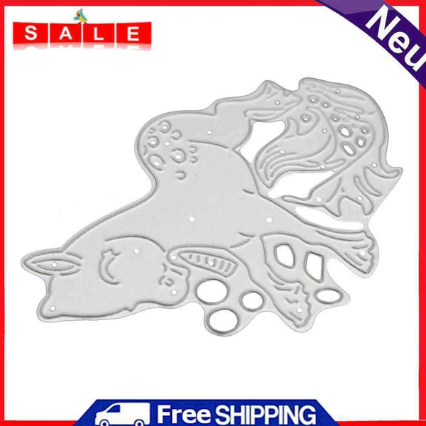 1pcs Horse Low Metal Cutting Embossing Tools Stencils Scrapbooking Photo Album