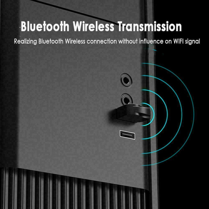 USB 5.0 Bluetooth Adapter Wireless Dongle High Speed LZ For PC Computer Win U6H7