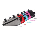 Durable MTB Front Frame Triangle Bag Road Cycling Storage Pouch Bag (Gray)