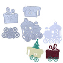 Snowvirtuos Christmas Train Group DIY Metal Stencil Scrapbook Embroidery Snow