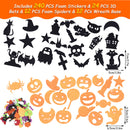 12 Sets Halloween Garland Decoration 12 Garlands 12 Bands 20 Spiders