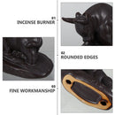 Ceramics Incense Holder Aromatherapy Furnace Backflow Incense Burner Ornaments