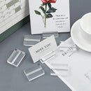 Photos Clips Table Numbers Holder Acrylic Sign Holder Place Card Clamps Stand