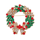 Pins Badges Brooch Snowman Christmas Pin Christmas Broches Broches Metal Chain