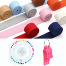1 Set Bias Tape Binding Maker Sewing Quilting Tools DIY Jelly Roll Sasher  Newly