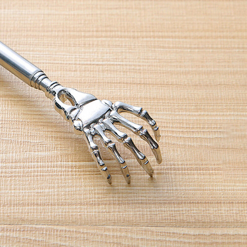 Stainless Steel Ghost Claw Scratcher Retractable Relieve Itch Hand Grip Artifact