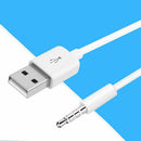 Data Sync Cable 3.5mm Audio Extension Cable Aux Cord Extender USB Adapter