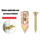 10pcs Self-Tapping Drilling Anchors Screws Plasterboard Expansion Toggle Tools