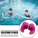 1 Pair Waterproof Earplugs Silicone Ear Plugs Swimming Accessories (Pink) Newly