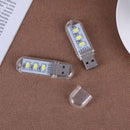 2pcs U Disk Shape LED USB Night Light Portable Mini Computer Lamp