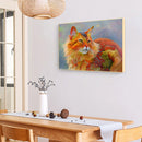 11CT Full Cross Stitch Color Cat Counted DIY Kits Handmade Cotton Embroidery
