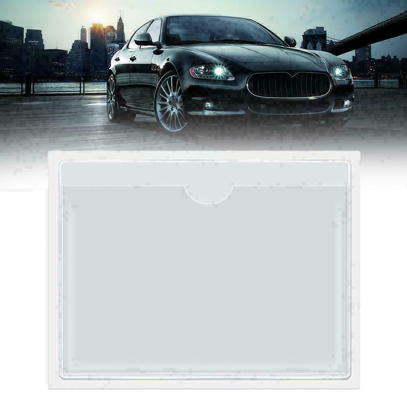 1 x Self Adhesive Backed Windscreen Ticket Holder 100mm x Z4J3 A0X3 Q0E6 O9R3