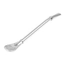 prosperveil straws strainer premium stainless steel straw and spoon drinking tube with
