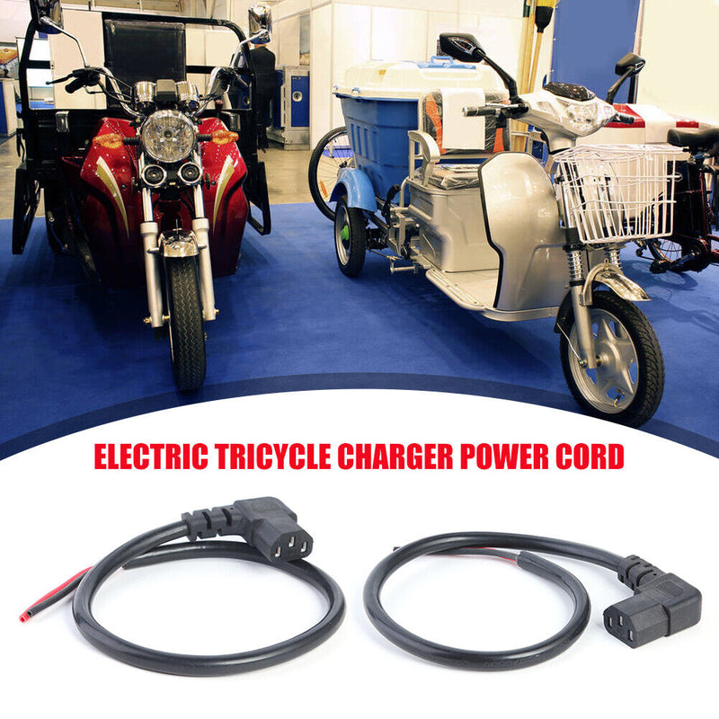 Electric Bike Charging Plug Copper Core Cable Wire Connector Accessories Newly