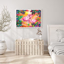 Diamond Painting 5D DIY Two Flamingo Full Round Drill Rhinestone Picture