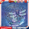 5D Diamond Painting DIY dragonfly Full Drill Round Rhinestone Kit Art