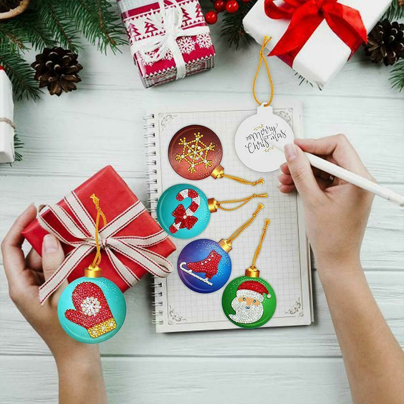 Xmas Ornament Christmas Tree Pendants Diamond Painting Pendant Cross Stitch