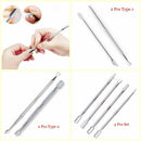 Nail Polish Clean Stick Cuticle Pusher Triangle Rod Dead Skin Remover