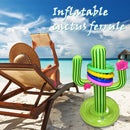 Inflatable Cactus Ring Target Toss Floating Ring Game Swimming Pool Toys