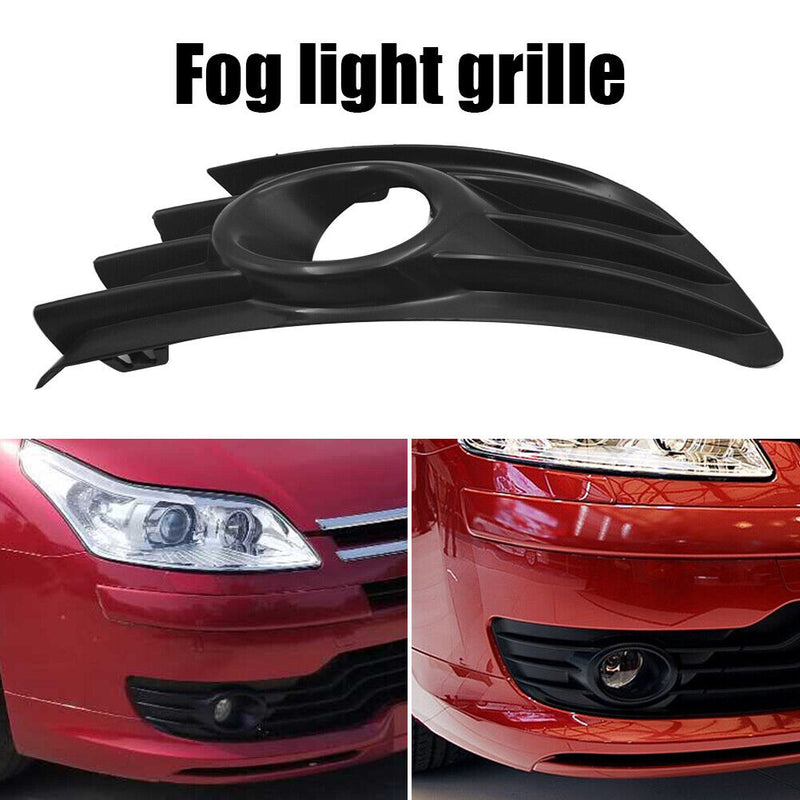 Front Bumper Fog Light Lamp Grille Bezel for Citroen C4 2004 2005 2006 2007 2008