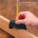Center Line Gauge Centering Finder Scriber Marking Alignment Tools (Black) Newly
