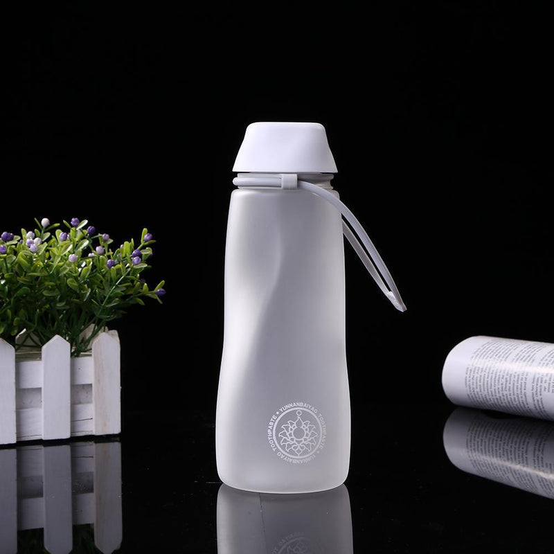 550mL Portable Sport Water Bottles Protein Shaker Outdoor Travel Leakproof