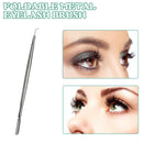 Make-up Lash Separator Portable Metal Eyelash Brush Stainless steel Comb: