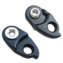 Bicycle Rear Derailleur Hanger Extension Gear Tail Hook Extender (Black)