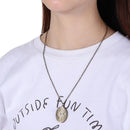 Carving Jewelry Chain Heart Shaped Pendant Necklace Photo Picture Locket