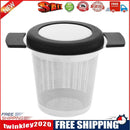 Stainless Steel Tea Strainers Infuser Steeping Loose Leaf Tea Filter(Black)
