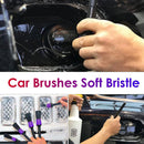 5pcs Car Detailing Brushes Soft Bristle Auto Dashboard Wheel Rim Cleaner Brushes