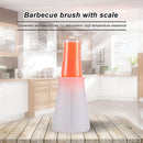 Silicone Oil Bottle with BBQ Grill Oil Brush Baking Kitchen Tools (Orange)